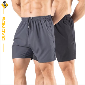 Custom <b>Men's</b> Bermuda Running <b>Shorts</b> Breathable Quick Dry Athletic Workout Sportswear with Embroidered Pockets Casual Style - Product Image 1