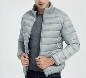 Nouvelle Vente en Gros Veste Homme de Haute Qualité Design Personnalisé Hiver Léger Duvet Personnalisé Blouson avec Col Montant Blouson pour Homme - Product Image 4