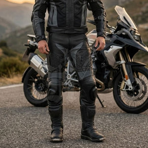 Export Quality <b>Plus</b> <b>Size</b> Men Breathable <b>Leather</b> Motorbike <b>Pant</b> Strong Material Comfortable Fit Safety Stitching Fine All Seasons - Product Image 6