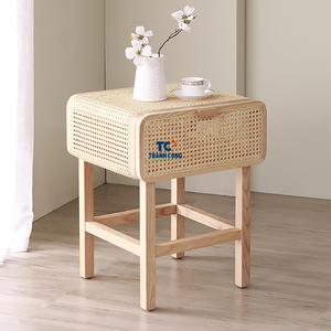Table d'enfant en rotin naturel de haute qualité bon marché tissé de luxe de techniques traditionnelles écologiques - Product Image 1