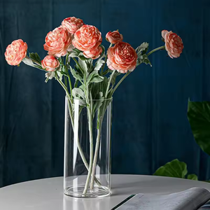 Vidrio recto de borosilicato alto, tanque de peces rosa, dispositivo de arreglos florales, terrario, arte de vidrio, maceta, jarrón, adornos de vidrio - Product Image 5