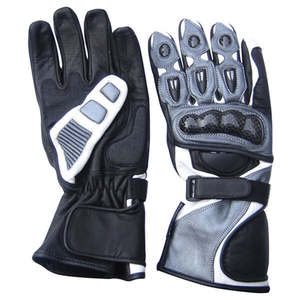 Guantes deportivos de cuero con logotipo personalizado, guantes de carreras de motos de tendencia superior, guantes de moto personalizados - Product Image 1