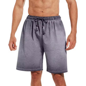 2025 meilleurs shorts de plage de sport décontractés pour hommes en vrac séchage rapide toutes les couleurs solide 100% Polyester avec tissu de toile de taille élastique - Product Image 2