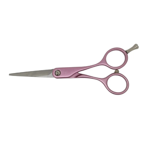 Lame droite pointue de ciseaux de coiffure de rose d'acier inoxydable évalué par haute avec la marque de distributeur pour la coupe de cheveux - Product Image 5