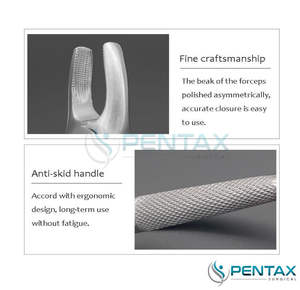 Forceps chirurgicaux dentaires en acier inoxydable, instruments manuels certifiés MOL pour l'extraction dentaire - Product Image 3