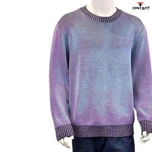 Collection 2026 Nouvelle mode Pull à col rond d'hiver Design personnalisé Respirant Laine grossière/Cachemire Manches longues Séchage rapide - Product Image 4