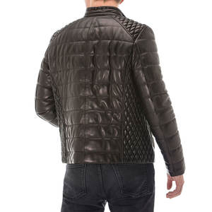 Veste tendance en cuir d'hiver pour hommes OEM, respirante, à séchage rapide, polaire de haute qualité, vêtements légers et Offre Spéciale - Product Image 3