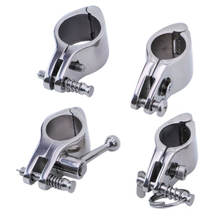 Nouvel accessoire de fixation pour auvent de <span class=keywords><strong>bateau</strong></span> Shenghui, en acier inoxydable 316, avec clips à œil et à mâchoire coulissants, charnière de pont, quincaillerie marine pour auvent - Product Image 4