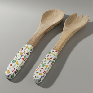 Juego de Cubiertos de Madera de Mango Esmaltada Personalizados, Cubiertos Sostenibles para Restaurante, Fiestas en Casa, Uso Diario, Proveedor Mayorista - Product Image 5