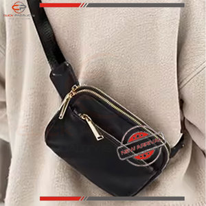 Custom Travel Running Cycling Fashionable Multi-Pockets Casual Hip Bum <b>Bag</b> PU Leather Fanny Pack <b>Waist</b> Belt <b>Bag</b> for Women <b>Men</b> - Product Image 6