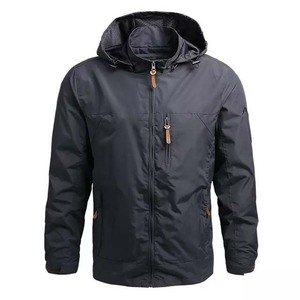 Chaqueta Impermeable y Cortavientos Ligera con Capucha para Invierno, Unisex, Diseño de Logotipo Personalizado, Diferentes Colores, Estilo Urbano - Product Image 2