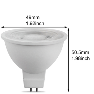 Projecteur à tasse blanche pour projecteur Led <span class=keywords><strong>Gu5</strong></span>.<span class=keywords><strong>3</strong></span>, Cob, Mr16 7W Ac Dc <span class=keywords><strong>12V</strong></span> 2700 - 6500K - Product Image 6