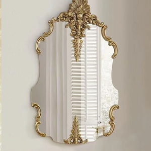 Espejo Decorativo de Pared con Marco de Alta Calidad, Espejo Cuadrado con Marco de Metal de Estilo Antiguo - Product Image 6