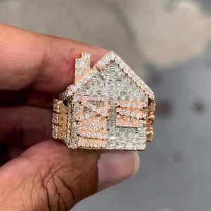 Anillo de Campeonato con Incrustaciones de Moissanita para Hombre, Plata 925, Diseño Personalizado con Letras de Hip Hop, Nuevo Regalo para Hombre - Product Image 5