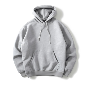 Fabricant 600GSM Boxy Hoodie Sweatshirt en molleton de coton épais avec coupe surdimensionnée et options de logo personnalisé - Product Image 4