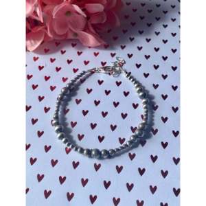 Navajo Strung Sterling <b>Silver</b> Pearl <b>Bracelet</b> Elegant <b>Bangles</b> for Women - Product Image 1