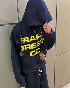 Traje de sudor para hombre más vendido de calidad superior Color sólido Hombres cómodos Trajes de sudor para la venta - Product Image 3