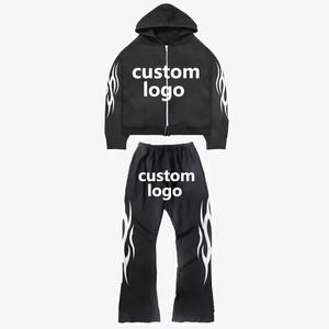 Survêtement confortable pour femme Sweat à manches longues et ensemble de jogging pour les voyages de gymnastique d'automne et d'hiver ou un usage quotidien - Product Image 2