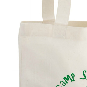 กระเป๋าช้อปปิ้งผ้าคอตตอนด้ามจับสั้นวัสดุทึบปรับแต่งได้เป็นมิตรต่อสิ่งแวดล้อม - Product Image 6