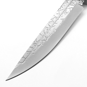 Commandes en gros personnalisées OEM ODM Service couteau de chasse couteau de camping en plein air couteaux à manche en bois gaine en cuir de qualité supérieure - Product Image 5