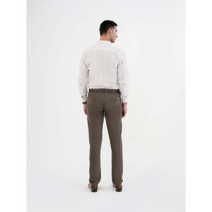 PALLAS MC2083 กางเกงชิโนผ้าฝ้ายทวิลล์ลายเรียบลำลองเอวกลาง - Product Image 4