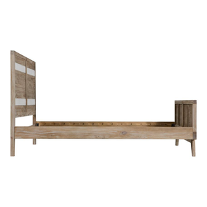 Marco de cama de madera maciza de marca SOHO, diseño moderno de Acacia/roble/pino con almacenamiento, muebles de dormitorio de bajo precio hechos en Vietnam - Product Image 5