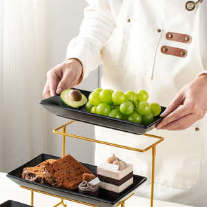 Bandeja Metálica de Servicio y Exhibición con Múltiples Niveles para Hogar, Hotel, Restaurante, Buffet, Mostrador, Bodas y Eventos, Uso Duradero PlusX - Product Image 6