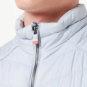 Gilet matelassé personnalisé Manteau à bulles Gilet du Nord Gilet épais en coton rembourré Hiver Gilet matelassé personnalisé en couleur blanche pour hommes femmes - Product Image 3