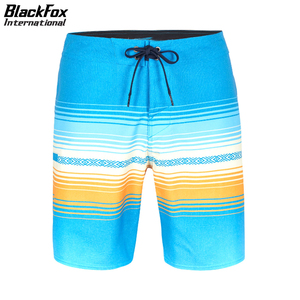 Short de plage imprimé pour homme avec ceinture élastique et cordon de serrage Short d'été léger pour surf, natation et tenue décontractée - Product Image 5