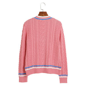 Nouveau pull Design de Noël avec des couleurs personnalisées et un pull Cardigan en tricot brodé Sorority fraternity College Varsity Sweater - Product Image 2