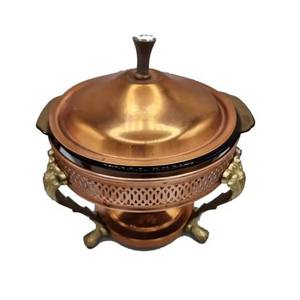 Casserole de luxe ronde avec accents dorés faite à la main avec support en bois, parfaite pour la cuisine élégante et le service de table - Product Image 2