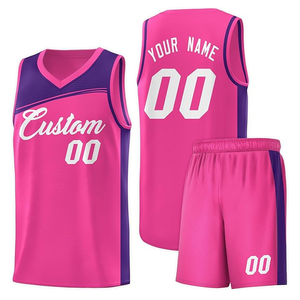 Maillot de basket-ball personnalisé réversible 100% Short de basket-ball en polyester Uniforme sportif d'été Laker bsci pour hommes - Product Image 1