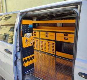Professional OEM Mobile Workshop Storage System for Commercial Vans-Easily Assembled Knock-down Structure 10 Drawers for All - Product Image 6