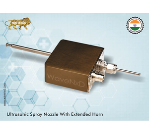 Boquilla de pulverización ultrasónica 120 Kilohercios con accesorio de modelado de aire (hecha de titanio) para recubrimiento de precisión - Product Image 4