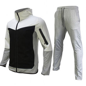 Conjunto Deportivo para Hombre, Estilo Informal, con Logotipo Personalizado, Sudadera con Capucha, Talla Grande, Transpirable, Ecológico, para Gimnasio y Entrenamiento - Product Image 2