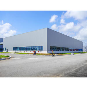 El constructor chino emprende el taller de estructura de acero con marco de portal prefabricado de gran envergadura de 10m ~ 60m, viga de grúa de 5 toneladas y 10 toneladas - Product Image 5