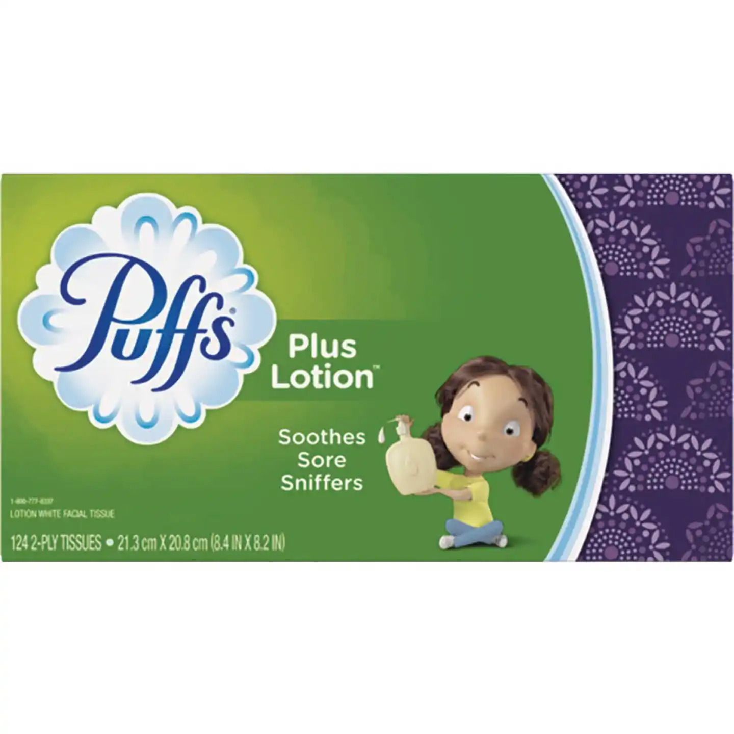 Tisu dasar puff, 180 ct (Pak 3)