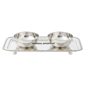 Bol à chocolat carré en métal plaqué nickel, fait à la main, bol à bonbons classique, élégant, design, nouveau bol à chocolat en métal - Product Image 2