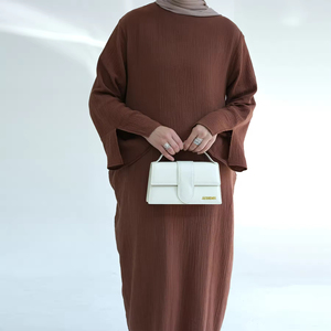 Abayas modestes abordables pour les femmes en gros fabricant de vêtements du Moyen-Orient Abaya musulmane femmes en gros Abaya modeste - Product Image 4