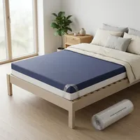 Matelas ergonomique en mousse à mémoire de forme à compression sous vide, respirant, double ou king size, avec contouring corporel