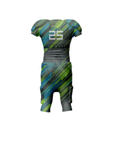 Maillot de football américain personnalisé par sublimation OEM pour adulte, respirant, protection UV, séchage rapide, grande taille, uniforme en sergé pour le tackle - Product Image 2