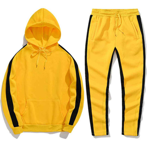 OEM fabrique des survêtements de mode pour hommes de couleur unie survêtement pour hommes tenue décontractée survêtement pour hommes 100% coton - Product Image 2