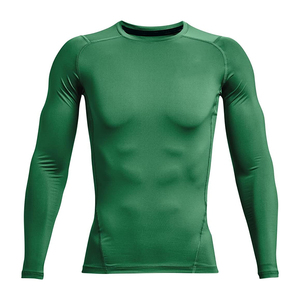 Customized Design Custom Printed Solid Knitted Wicking Rash Guards Men <b>Compression</b> <b>Shirt</b> - Product Image 1