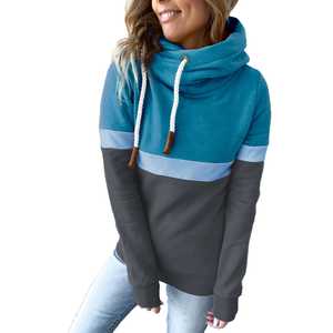 Sudadera con Capucha Extra Grande para Mujer, Manga Larga, 100% Poliéster, Secado Rápido, Informal, Sudadera con Capucha al por Mayor para Mujer - Product Image 1