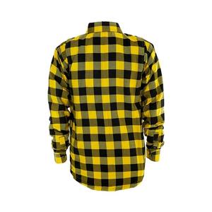 Camisa de franela estilo motorista con refuerzo de hombros, Camisa de franela pesada forrada para fabricante, ropa de calle OEM para compradores B2B - Product Image 6