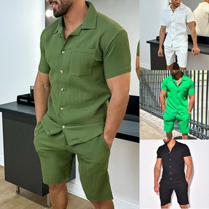 Vêtements pour hommes Ensemble d'été personnalisé 2 pièces Vêtements Tenues Shorts Ensemble deux pièces Ensembles de vêtements pour hommes de qualité supérieure 2025 - Product Image 6