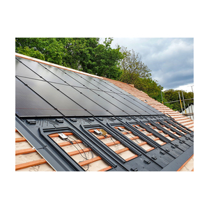 Paneles Solares Impermeables PERC para Techos, 182 mm, MBB, Alta Eficiencia, Totalmente Negros, Medias Celdas, 20% de Eficiencia, Aleación de Aluminio Anodizado - Product Image 4