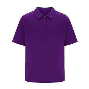 Polo à col zippé pour homme, dernier design, style Old Money, chemise d'affaires, polos de golf personnalisés - Product Image 1