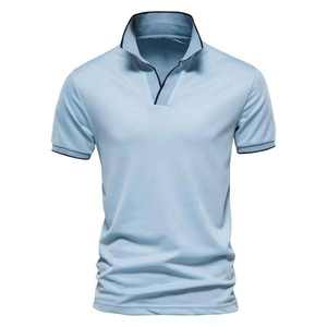 Chemises polo pour hommes, nouvelle tendance de la mode, coton de qualité supérieure, tissu tricoté sur mesure, grandes tailles - Product Image 3