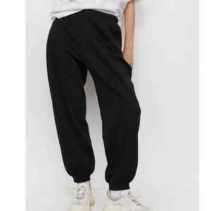 กางเกงจ็อกเกอร์ผ้าไนลอนสแปนเด็กซ์สวมใส่สบายสำหรับฤดูหนาวของผู้หญิงมีเชือกผูกแบบปรับแต่งได้ - Product Image 4